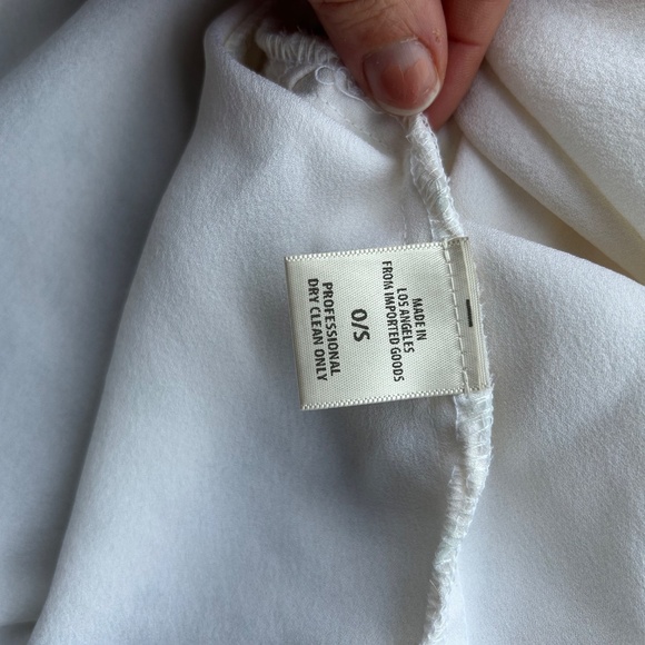 Stone Cold Fox 100% Silk Boho Off Shoulder Crop Top - Picture 8 of 13